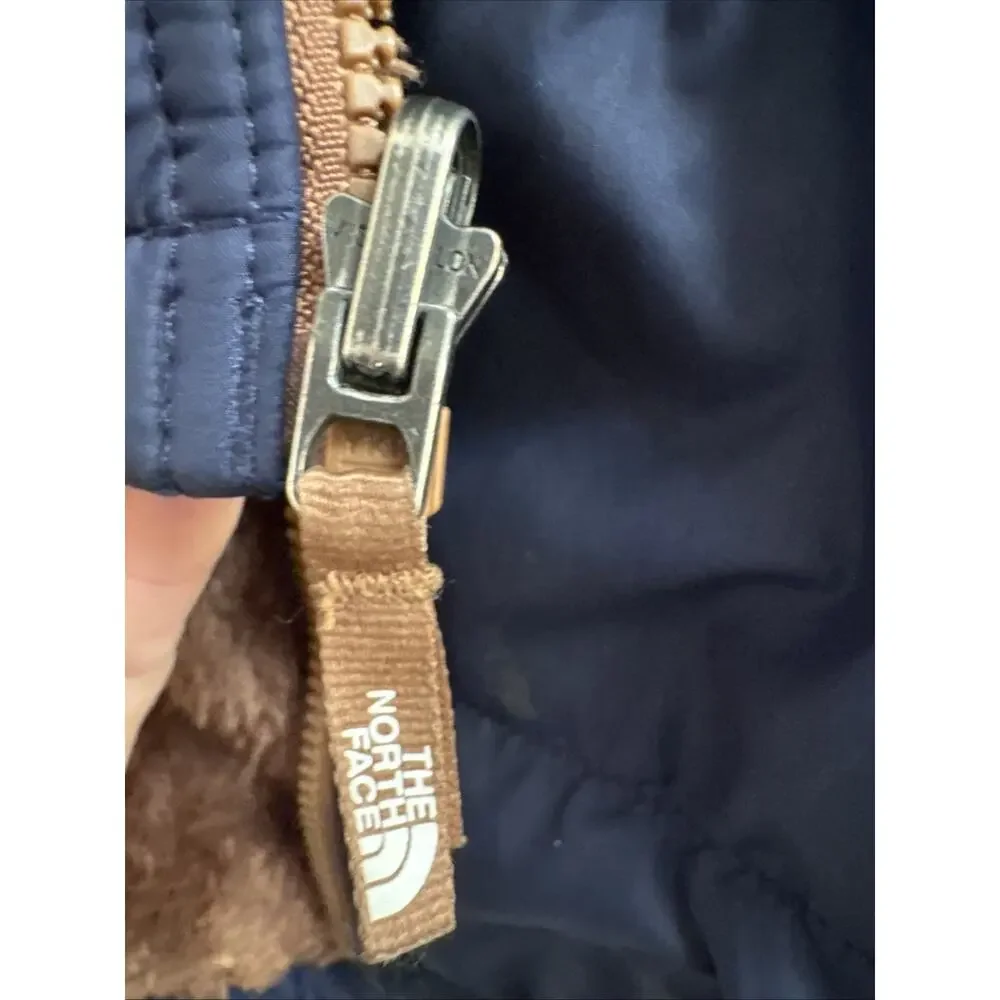The North Face Jacket Toddler 3T Reversible Mount Chimbo Bear Zip Puffer